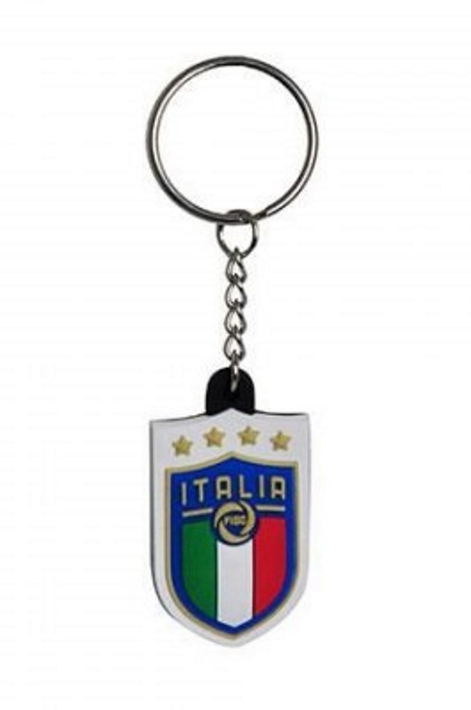 Portachiavi in gomma Italia FIGC  | pelusciamo store Marchirolo