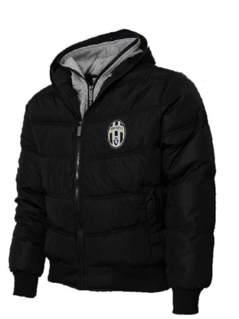 Giacca con cappuccio uomo Juventus bomber imbottito Juve prodotto ufficiale *22314