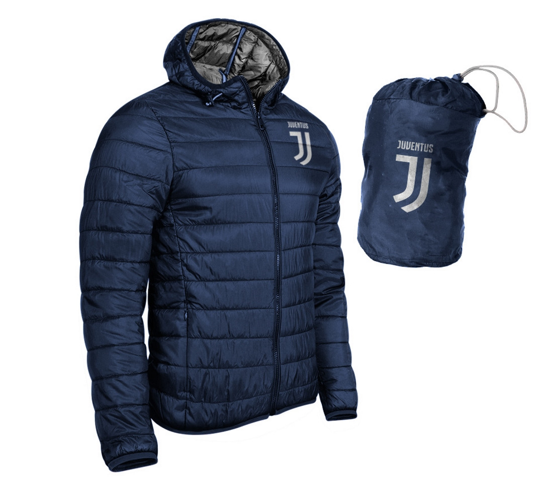 Giacca Uomo Ultralight Fc Juventus Blu Personalizzabile | Peluscaimo.com