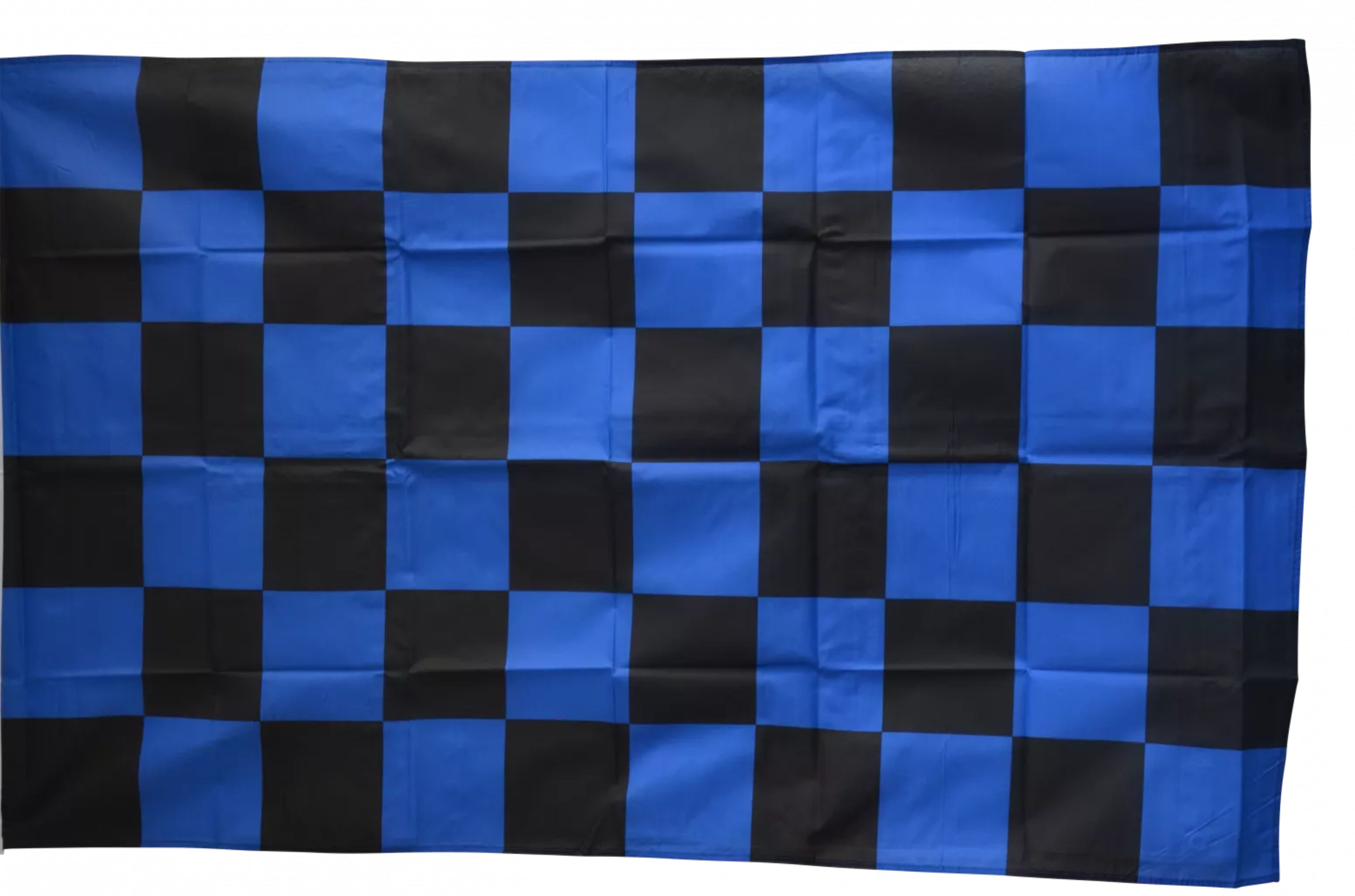 Bandiera Stadio Gigante Scacchi Nero Azzurri  200x280 cm Bandiere Neroazzurre  PS 03653