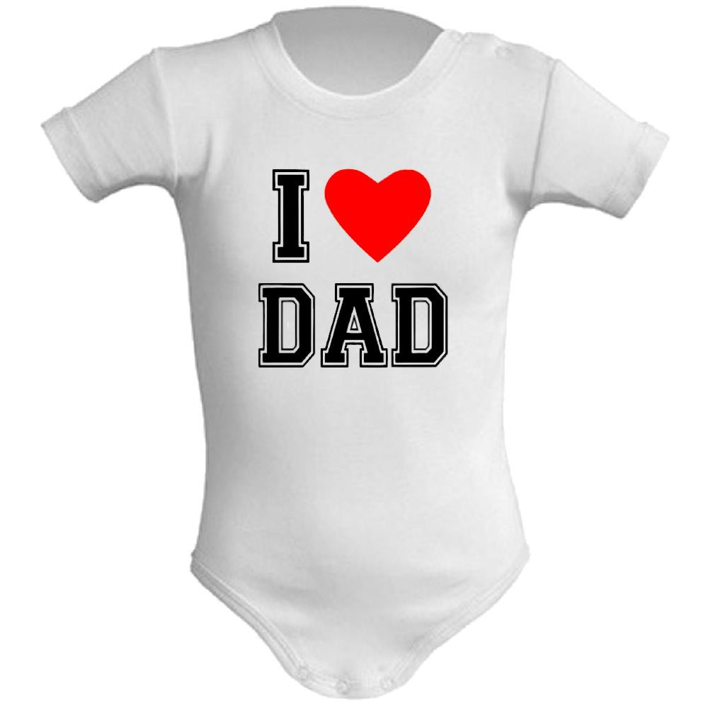 Body Neonato I Love My Dad Abbigliamento Prima Infanzia PS 28180-2 pelusciamo store