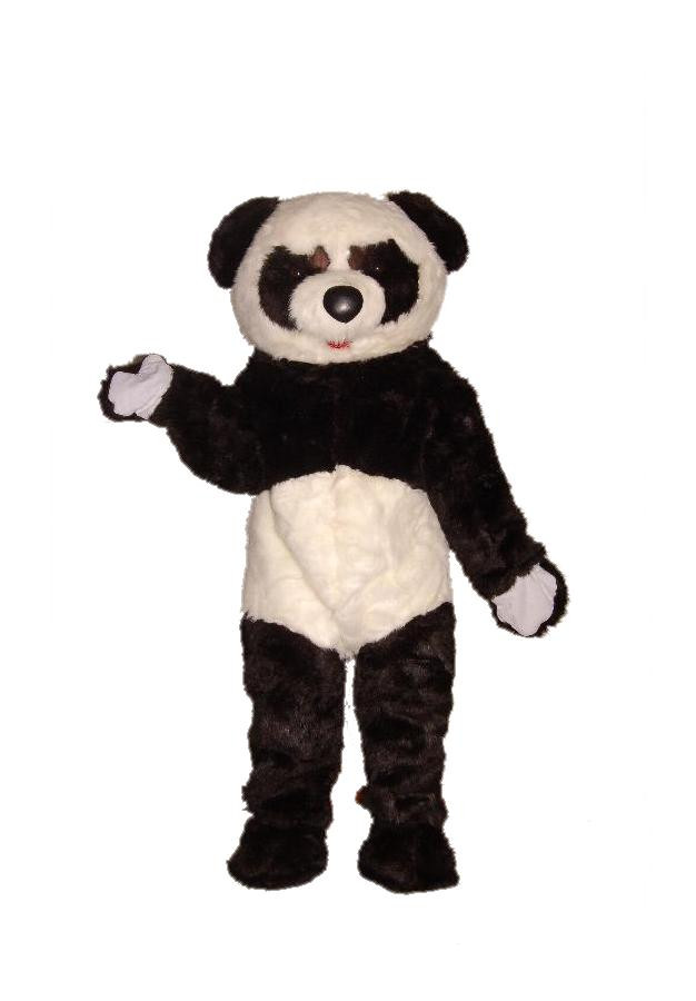 Costume Adulto Mascotte Panda - Travestimento Professionale Carnevale
