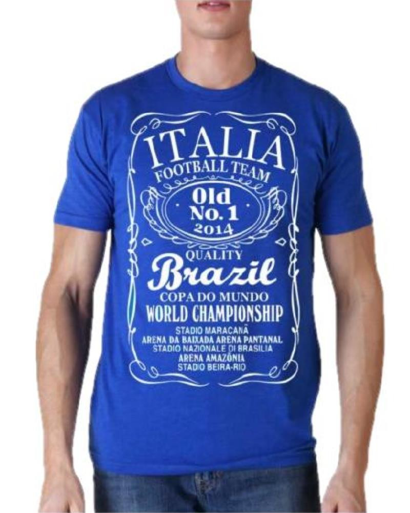 T-shirt Nazionale Italiana Maglietta Mondiali 2014 Brasile PS 18128