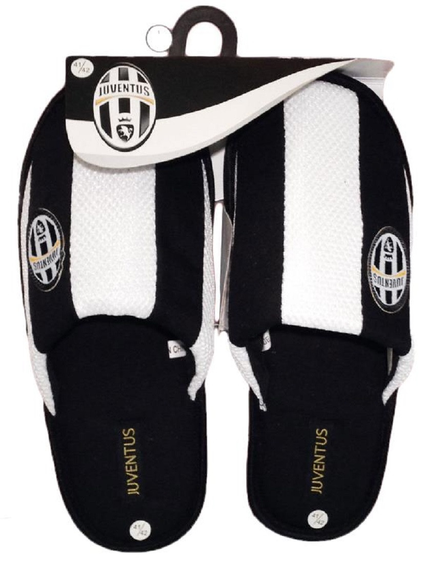 Ciabatte ufficiali Juventus FC pantofole tifosi Juve *00456 | pelusciamo.com