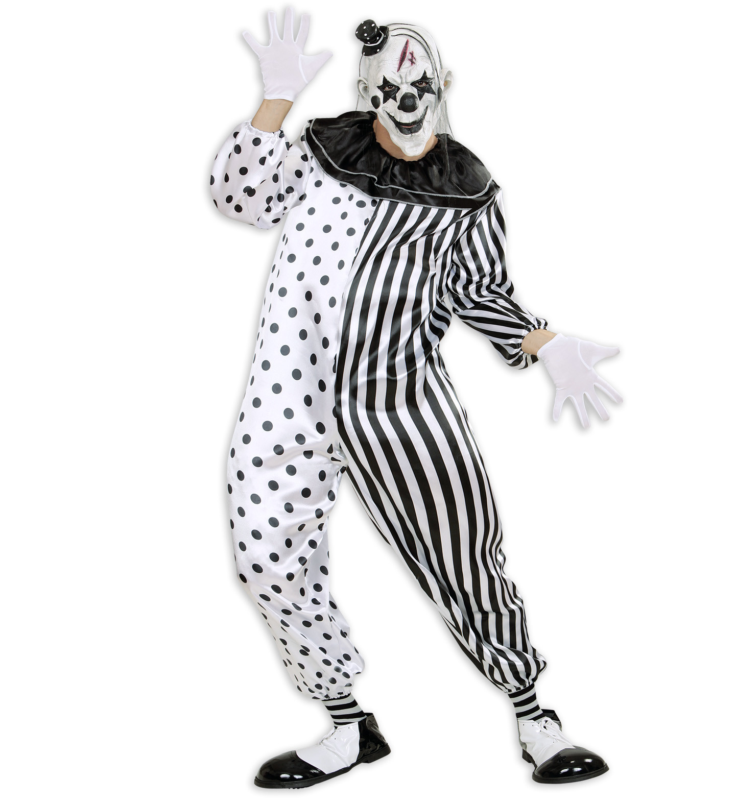 Costume Halloween Adulto Killer Pierrot  *24570 | pelusciamo.com