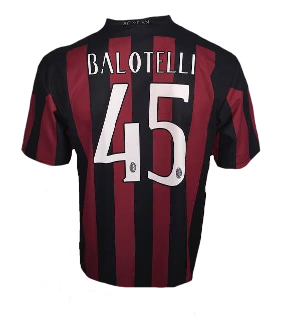 Maglia Calcio Bambino Balotelli Replica Ufficiale Milan Calcio PS 22413 | Pelusciamo.com
