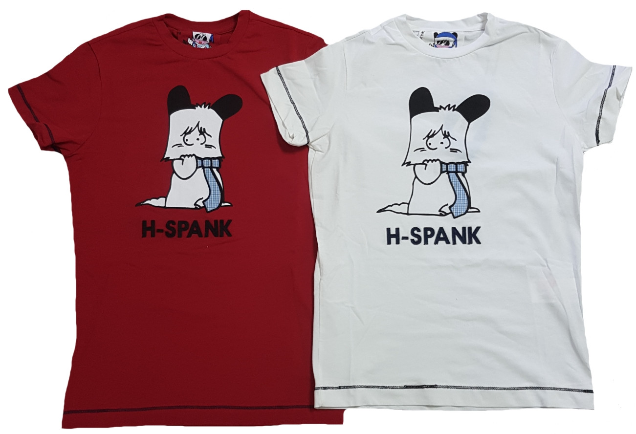 T-Shirt Unisex Cartone Animato Hello Spank  | Pelusciamo.com