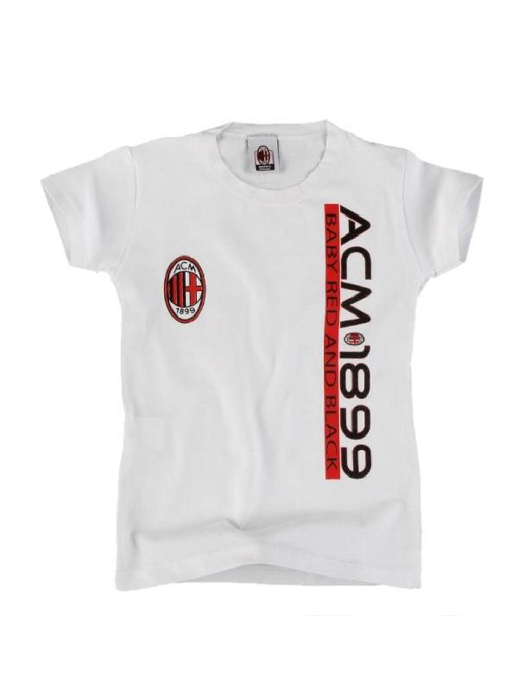 T-Shirt Bimbo Bambino Ac Milan Maglietta squadre calcio *12692