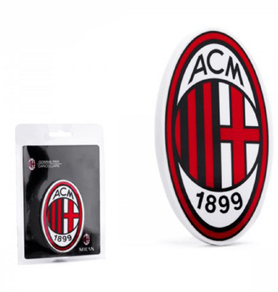 Gomma Per Cancellare AC Milan Calcio 5.5x9 Cm PS 12394