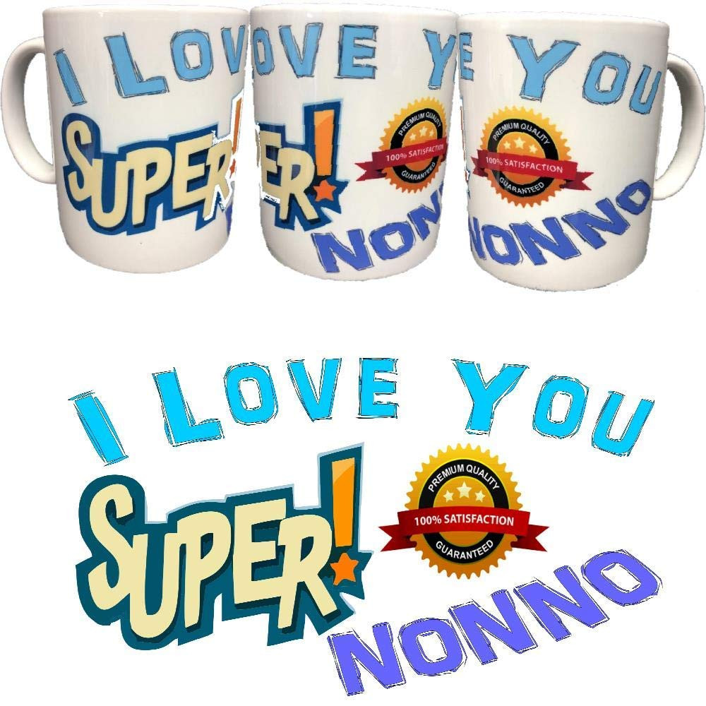 Tazza I Love You Super Nonno Festa Dei Nonni Tazze In Ceramica PS 09370-7 