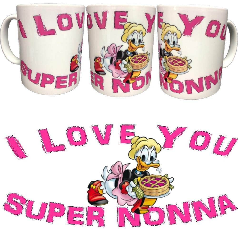 Tazza I Love You Super Nonna Festa Dei Nonni Tazze In Ceramica PS 09370-6 