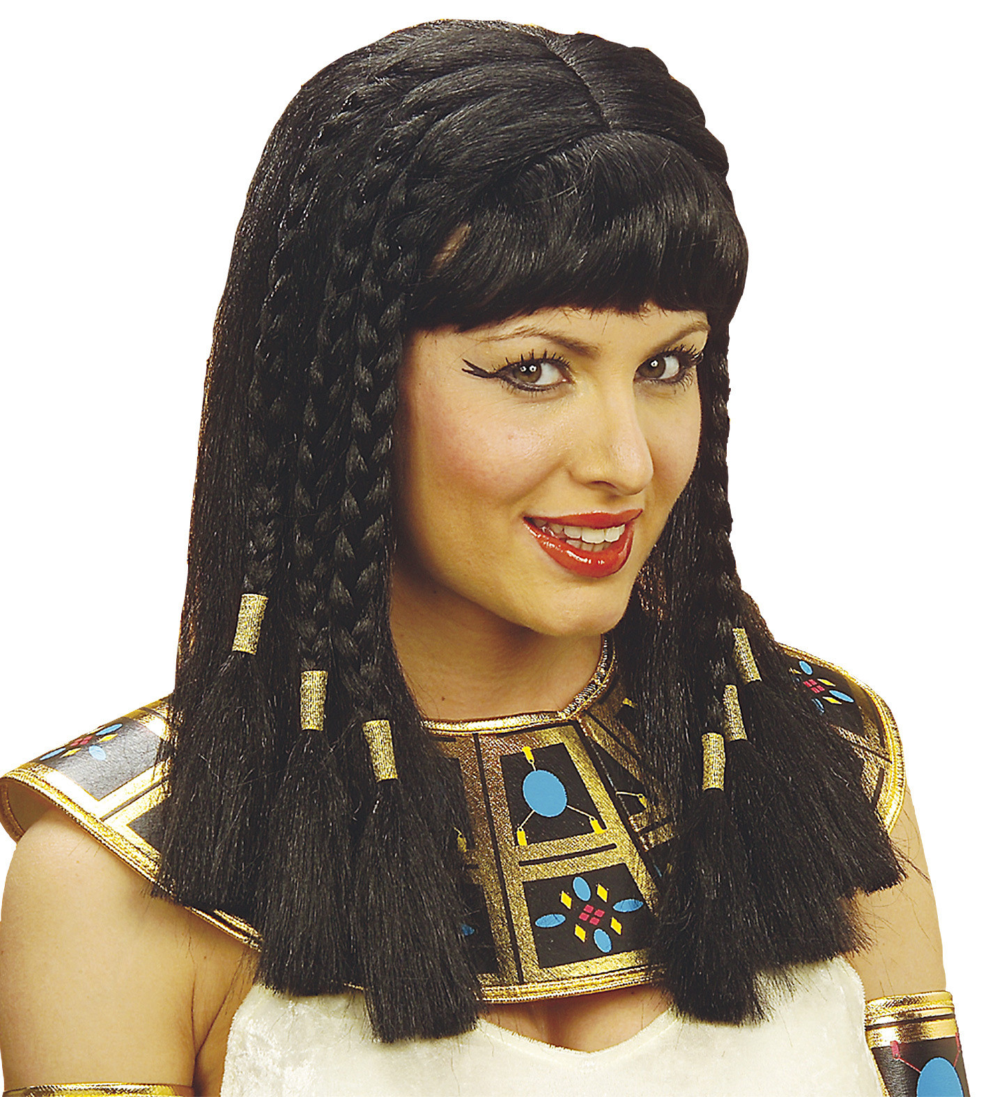 Parrucca da Cleopatra, Accessorio Costume Carnevale Pelsuciamo.com. 