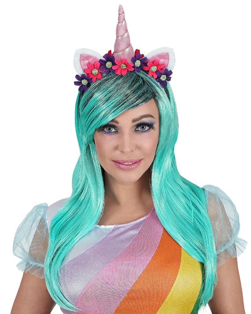 Parrucca Donna Unicorno Accessori Costume Carnevale PS 13957 Pelusciamo  Store Marchirolo