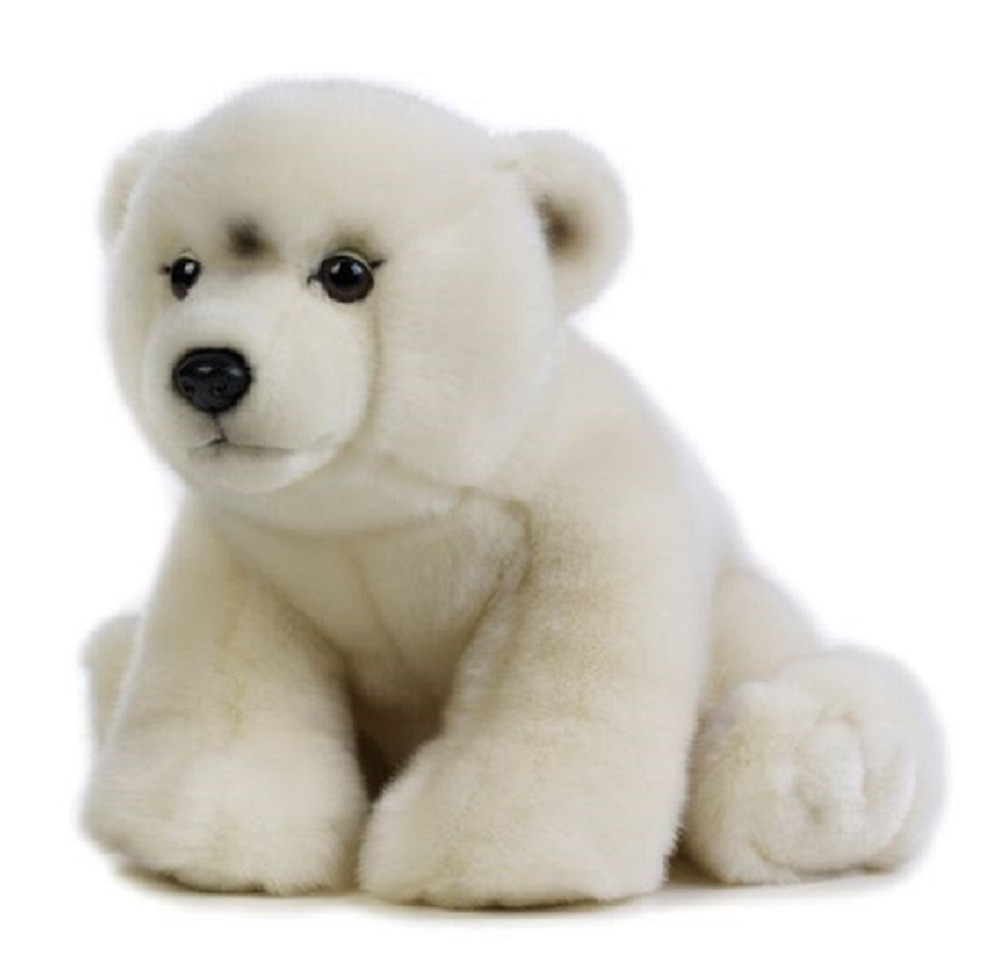 Peluche orso polare medio 30 cm. peluches Venturelli 04049 pelusciamo store