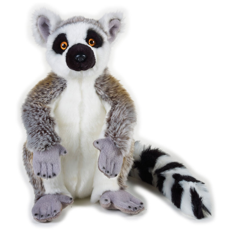 Peluche Lemure 30 cm peluches National Geographic Venturelli 04094 pelusciamo store