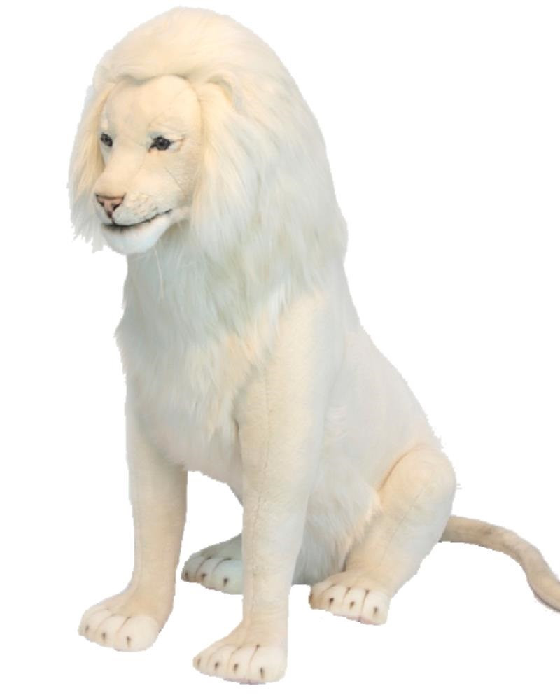 leone bianco peluche