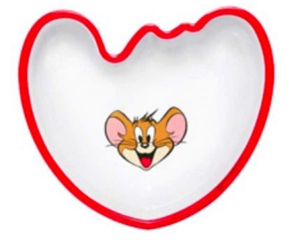 Piatto sagomato Tom & Jerry in melamina *03515 pelusciamo