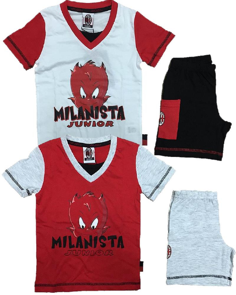 Pigiama bambino calcio Milan Abbigliamento ufficiale PS 06805