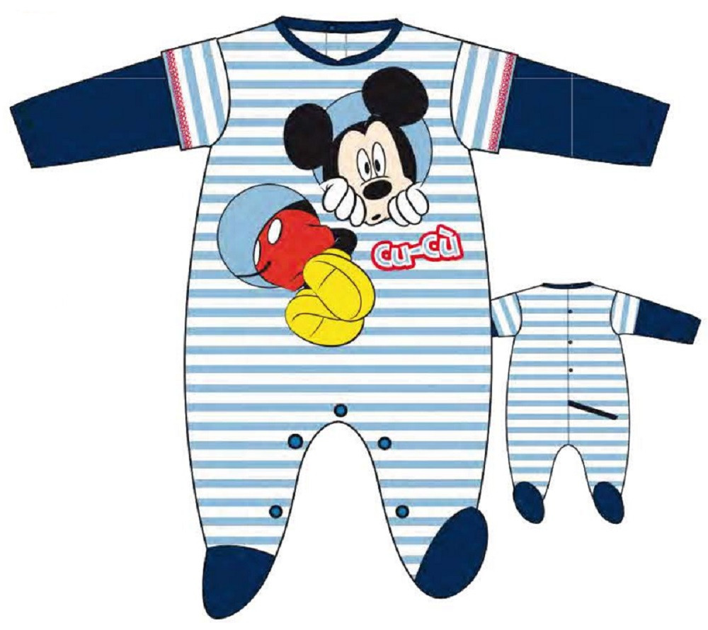 Tutina neonato in ciniglia Disney Topolino Mickey Mouse *24512 pelusciamo store