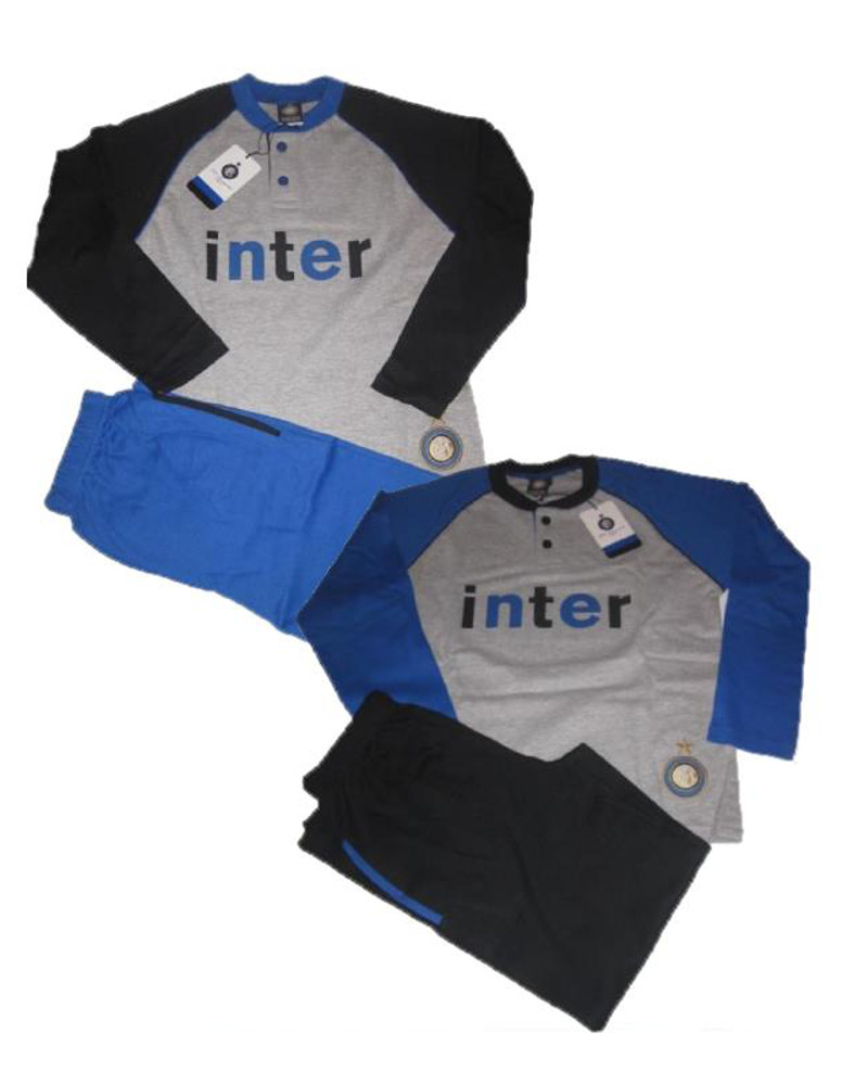 Pigiama Uomo Fc internazionale, maglia e pantalone adulto Ufficiale Inter
