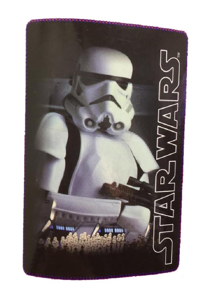 Plaid in pile Star Wars, Trooper 100x150 cm. Disney  04416 PELUSCIAMO
