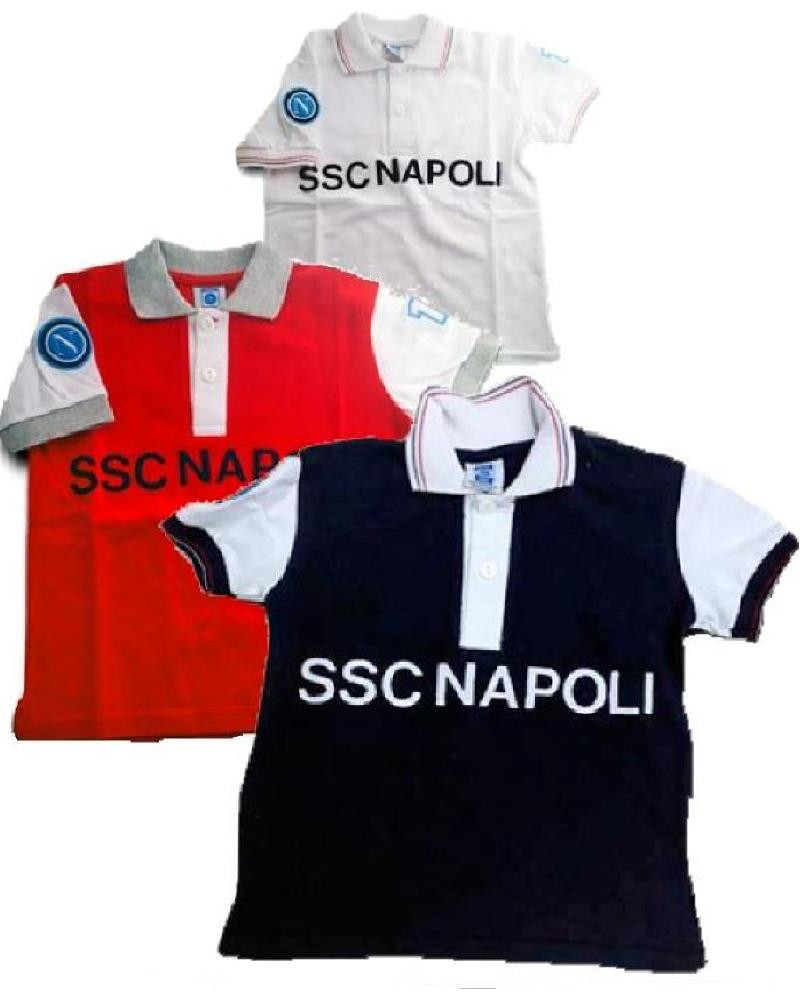 Polo neonato bambino abbigliamento prima infanzia Napoli calcio PS 16273