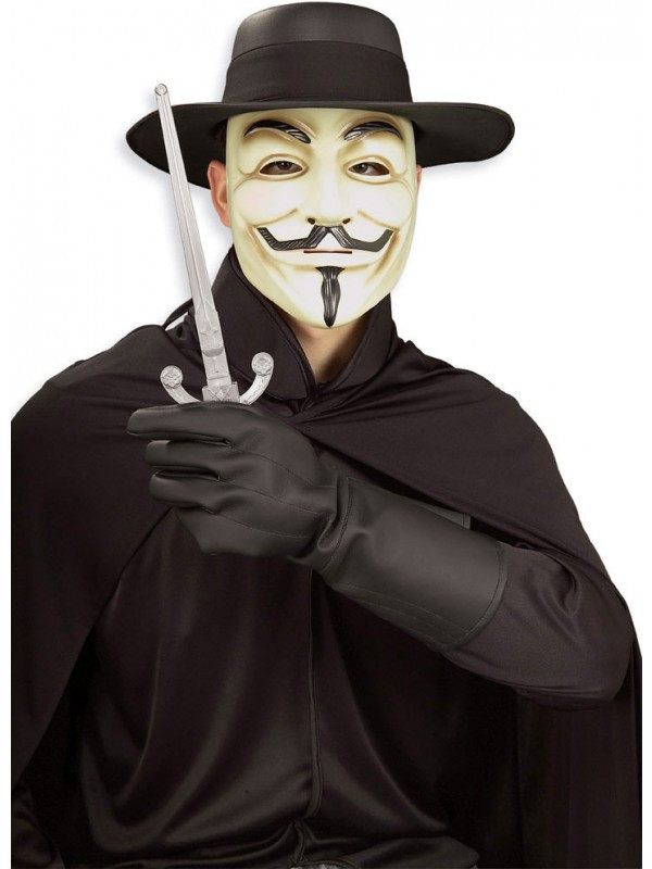 Costume Carnevale Halloween Adulto V per Vendetta ufficiale rubies 