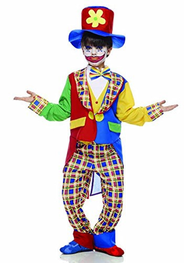 Costume Carnevale bambino clown fiorello *05274 pagliaccio