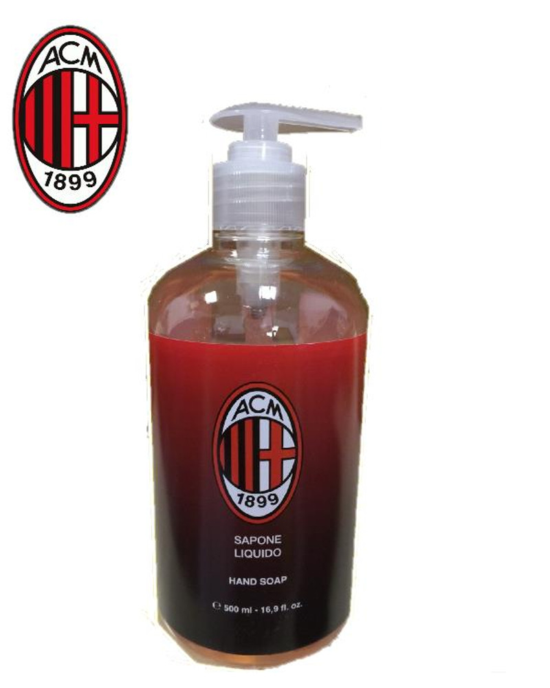 Accessori ufficiali Milan calcio sapone liquido 500 ml *19154 pelusciamo store