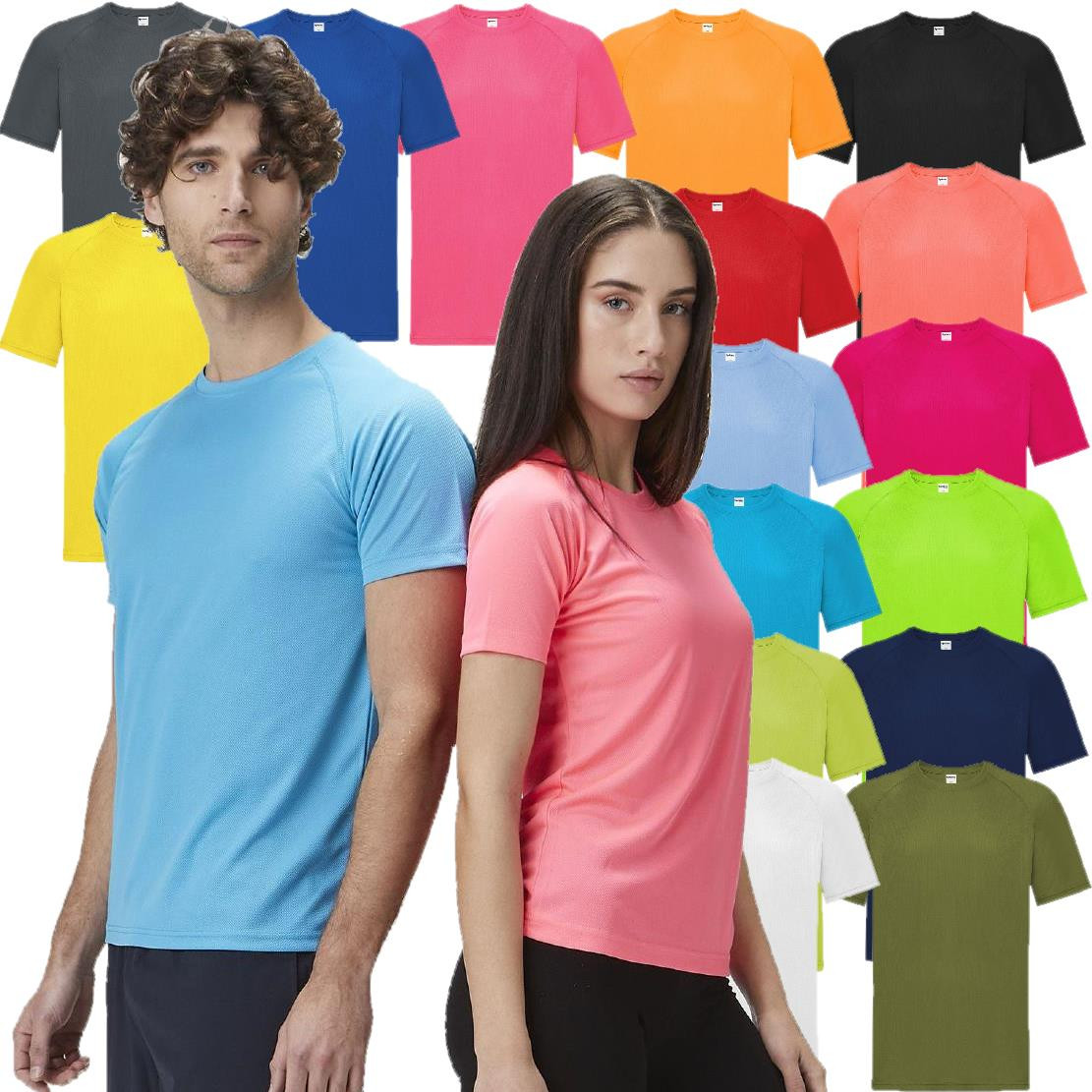 Maglia Tecnica Tun T Maglietta Maniche Corte T-shirt Personalizzabile con Stampe PS 37717