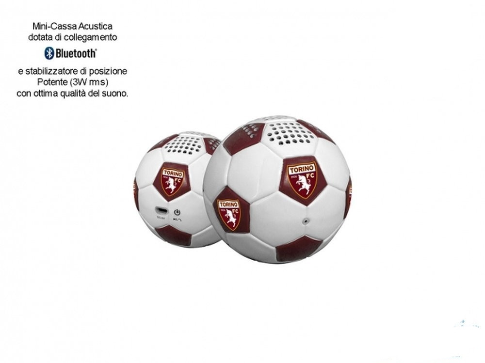 Altoparlante Bluetooth A Forma Di Pallone Da Calcio Torino Fc | Pelusciamo.com