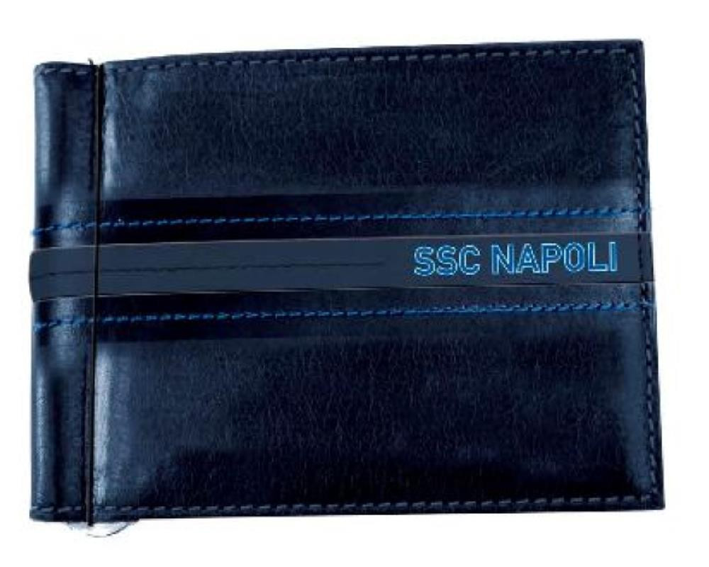 SSC Napoli Porta Dollaro Uomo In Pelle Tifosi Napoletani PS 11279 Pelusciamo Store Marchirolo