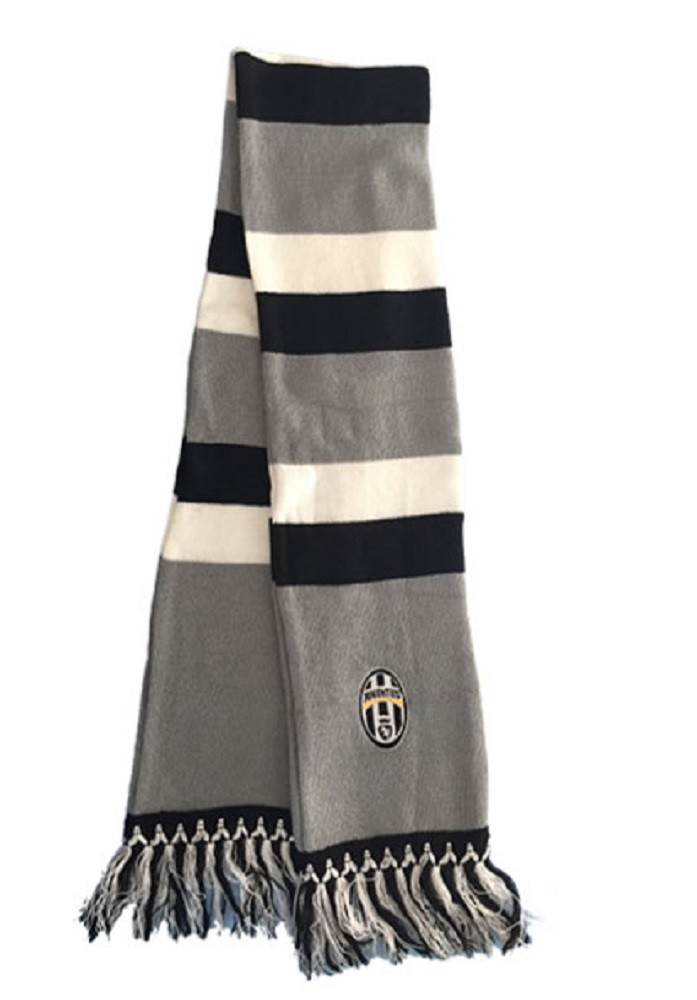 Sciarpa Juventus Grigia Logo Ovale Ufficiale Juve PS 17780  Pelusciamo Store Marchirolo