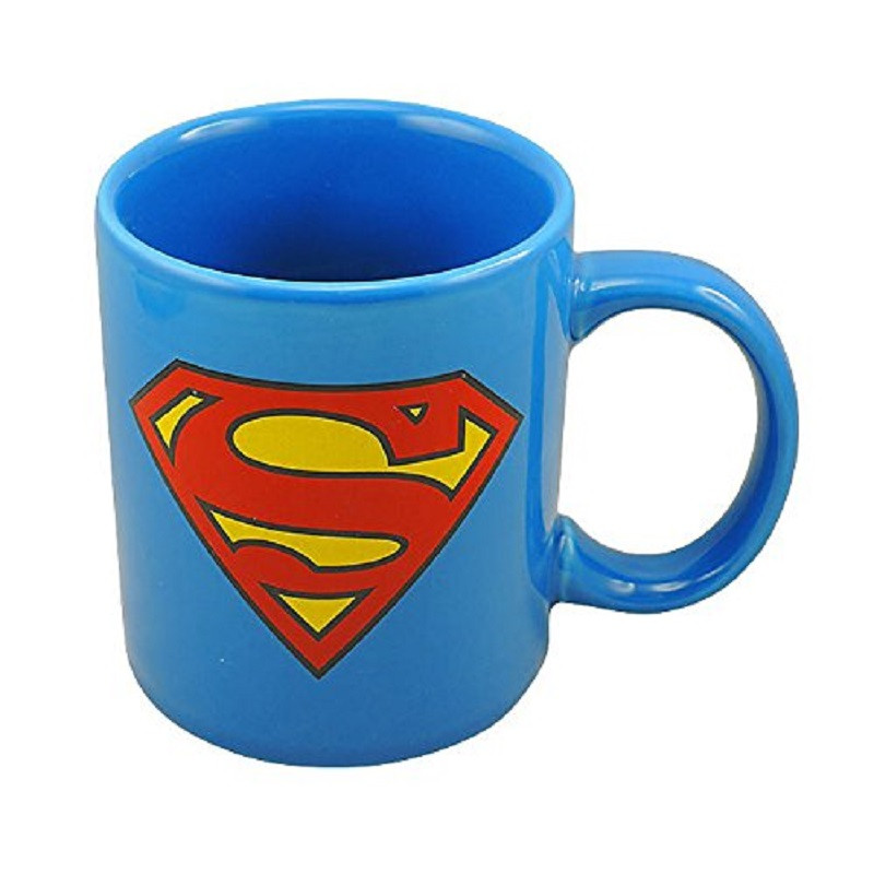 Tazza in ceramica supereroi Superman 320 ml blu *01096 pelusciamo.com