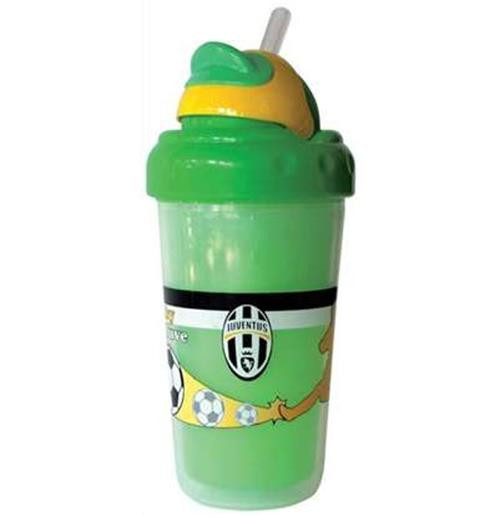 Tazza termica con tappo borraccia con cannuccia baby Juve Juventus *00094  pelusciamo store