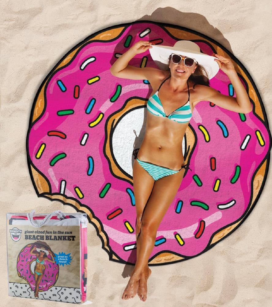 Telo mare grande ciambella donut gigante 150 cm. *07814 accessori piscina mare pelusciamo store