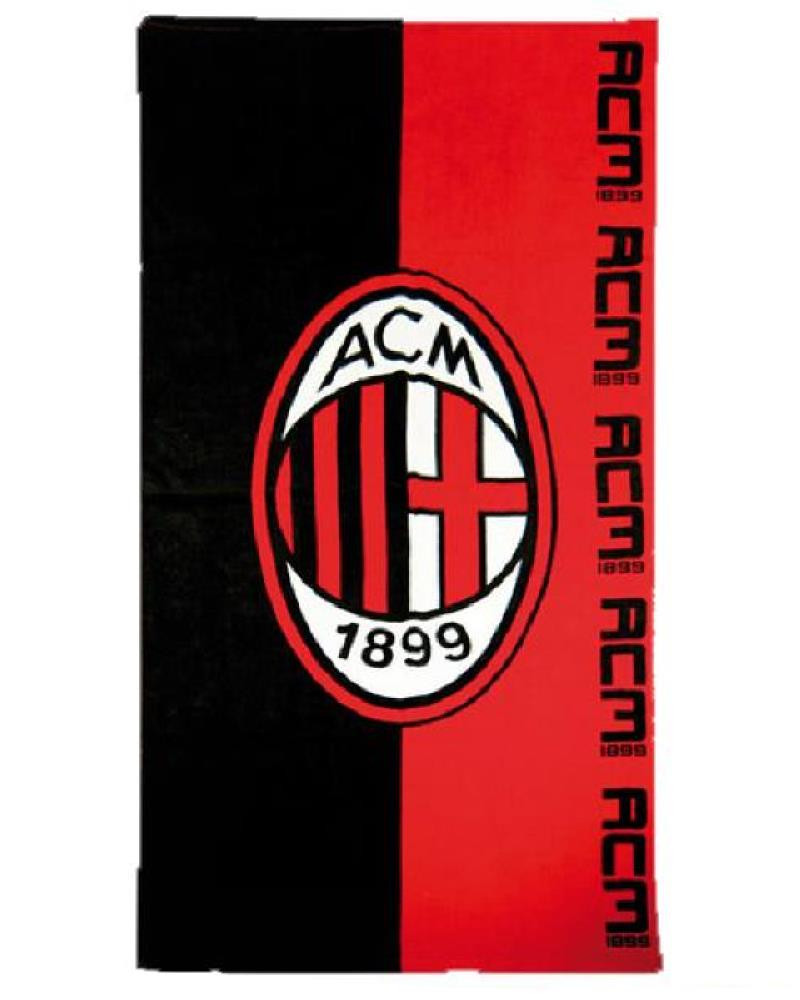 Telo mare Milan  75X150 prodotto ufficiale A.C. Milan calcio *08474 pelusciamo store