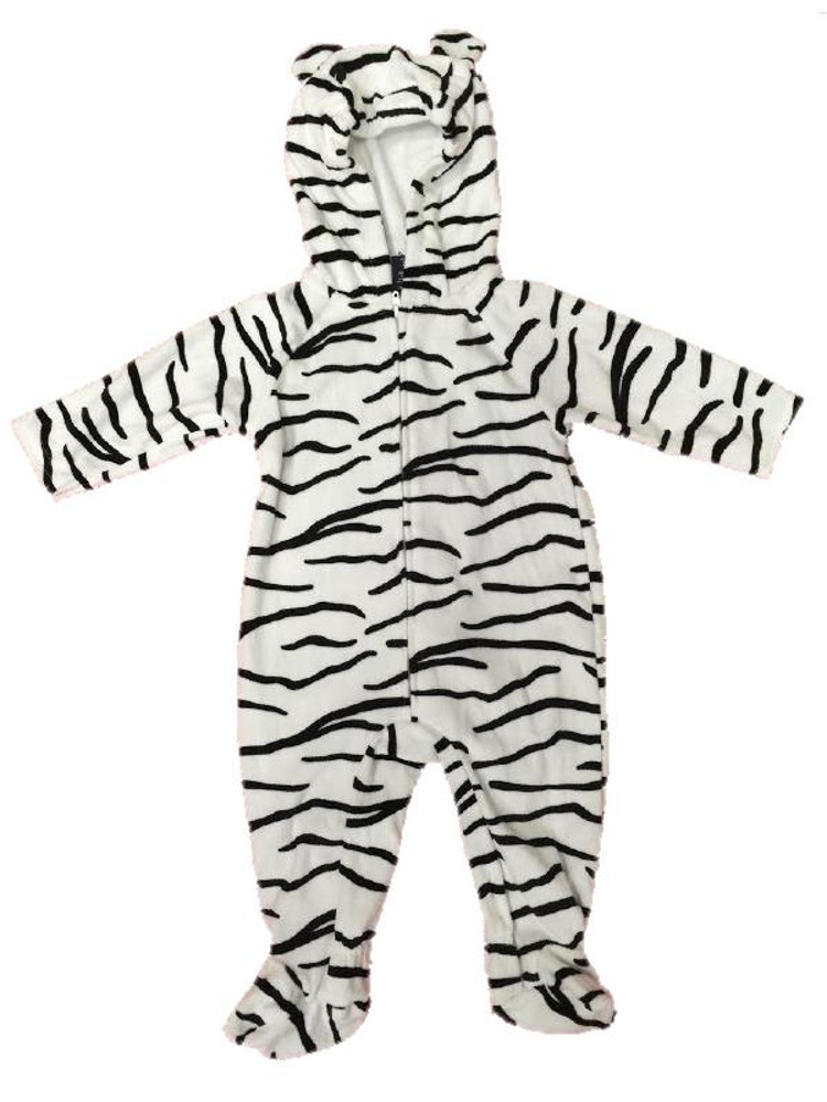 Costume tutina neonato zebra bianco nero abbigliamento bimbo *01942