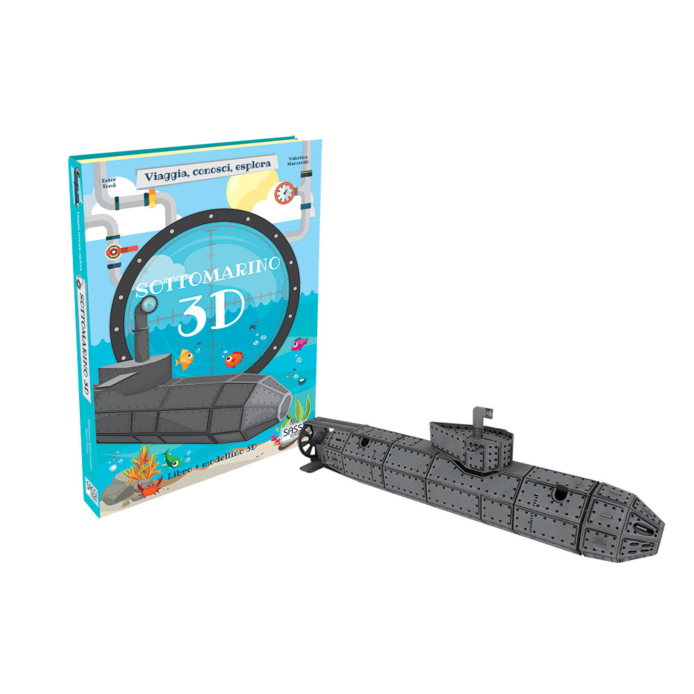 Sottomarino 3D. Viaggia, conosci, esplora. PS 07093 Libri Educativi PELUSCIAMO STORE