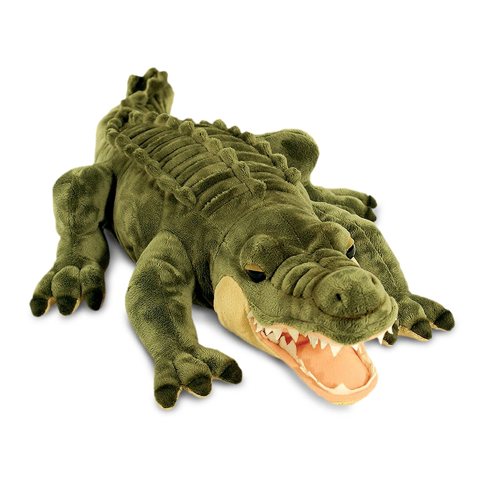 Peluche Keel Toys Coccodrillo verde Dimensione 66 cm *10098