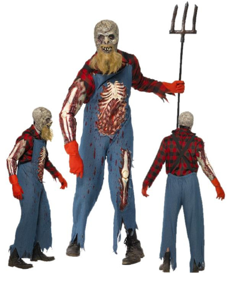 Costume Halloween Carnevale Adulto Zombie Alieno Hillbilly Smiffys