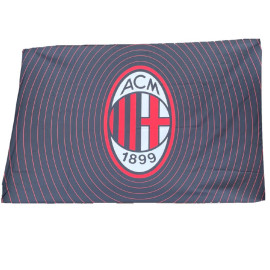 Bandiera Stadio Milan Rosso Nera133 x 96 cm Gadget Tifosi Rossoneri PS 09408