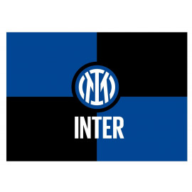 Bandiera Stadio Fc Internazionale 90X140 cm Nuovo Logo Inter PS 12774