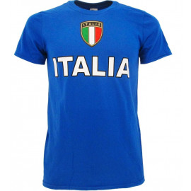 T-shirt Italia, Maglietta Bambino Uomo Maniche Corte Azzurri PS 18080
