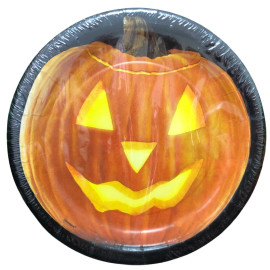 Piatti di Carta Halloween 17 CM - Confezione da 8 PS 14410