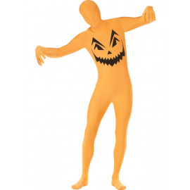 Costume Halloween Carnevale Adulto Seconda Pelle Zucca Zentai Smiffys *17015