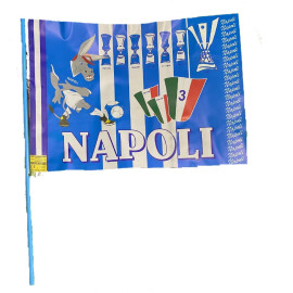 Bandierina in Pvc  Napoli Campione D'Italia 25x35 cm PS 30833