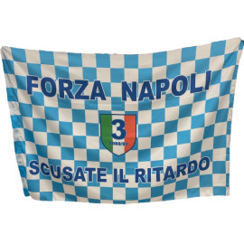 Bandiera Forza Napoli Scacchi Scusate Il Ritardo 150X100 PS 30842