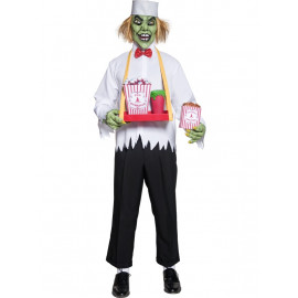 Costume Carnevale Halloween Adulto Zombie Venditore Dolci Horror Smiffys PS 08988 