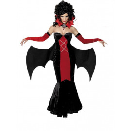 Costume Carnevale festa Halloween Donna Vampira Gotico smiffys *09003